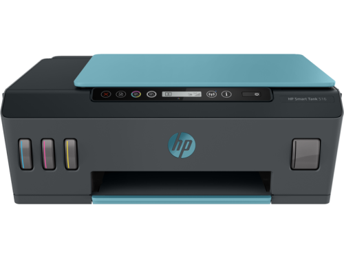 HP Smart Tank 516 Wireless All-in-One, Print, Scan, Copy, All In One Printer, Print up to 18000 black or 8000 color pages - Cyan [3YW70A]