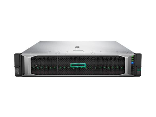 HPE ProLiant DL380 Gen10 server with one Intel® Xeon® Silver 4210R processor, 32 GB dual rank memory, 8 small form factor drive bays, one embedded 4 x 1GbE Network Adapter, HPE Smart Array P408i-a2 GB with Smart Storage Battery SFF Easy Install Rail Kit, 