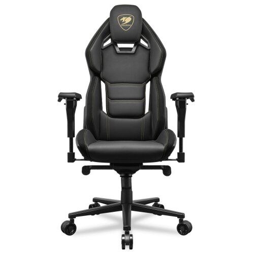 COUGAR HOTROD ROYAL Multi-zone Backrest Anchored Gaming Chair, 4D Adjustable Armrest, Class 4 Gas Lift, 150º Reclining, 136kg Max Weight, Black | 3MARXGLB.0001