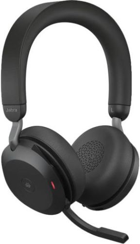 
Jabra Evolve2 75 MS Stereo USB-C Headset, Up to 100 Ft Wireless Range, Bluetooth, Active Noise Cancellation, Flexible Boom Mic, 36 Hours Battery Life, Dual-Foam Ear Cushions, Black | 27599-999-899