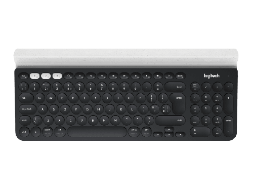 Meet K780, a compact keyboard that’s designed for today's multi-tasking era. Compatible with up to three devices, you can switch typing between your phone, tablet, and computer in one easy flow.