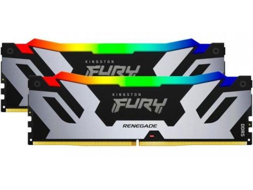 Kingston Fury Renegade 96GB (2 x 48GB) DDR5-6400 MTs CL32 288-Pin DIMM Kit, Intel XMP, 48ns(min.) Row Cycle Time, CL(IDD) 40 cycles | KF564C32RSAK2-96