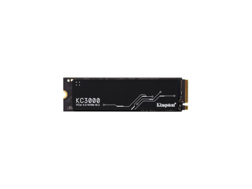 Kingston KC3000 2TB M.2 2280 Internal SSD, Up to 7000MB/s Read &Write Speed, PCIe 4.0 x4 NVMe 3D TLC, 1.6PBW Terabytes, Heatsink, Low Profile, Black | SKC3000D/2048G