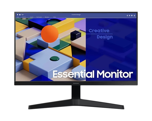 Samsung S3 S31C 24" FHD IPS Essential Flat Monitor, 75Hz Refresh Rate, 5ms Response Time, AMD FreeSync, Game Mode, Eye Saver & Flicker Free, 16.7M Color, 1x HDMI 1.4 / 1x D-Sub, Black | LS24C310EAMXUE