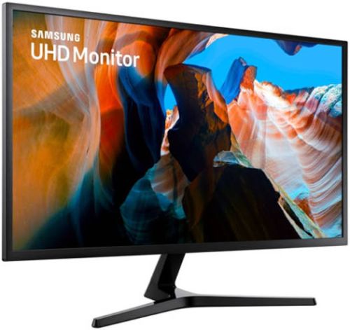 Samsung 32" 4K UHD VA Business Monitor with 1 Bn Colors, 60Hz Refresh Rate, 4ms Response, 97% Gamut, AMD Freesync, Game Mode, Viewing Angle (H/V) 178°/178°, 2x HDMI, 1x DP, Black | LU32J590UQMXUE