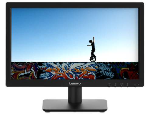 Lenovo D19-10 18.5" HD TN Businesses Monitor, WLED Anti-glare 16:9 Display, 5ms Response Time, 16.7M Colors with 72% NTSC, 1x HDMI 1.4, 1x VGA, Black | 61E0KCT6UK