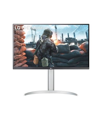 LG 27" 27UP650-W27'' UHD 4K IPS Monitor with VESA DisplayHDR 400, 	3840 x 2160 60Hz IPS, 5ms GtG, 3-Side Virtually Borderless Design, AMD FreeSync, Dynamic Action Sync, Flicker safe, Wide Color Gamut, HDMI & Display Port, DCI-P3 95% (CIE1976)  | 27UP650-W