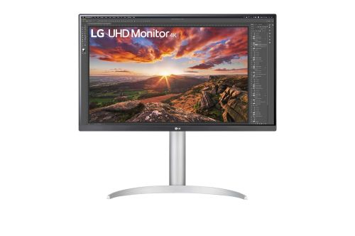 LG 27UP850N-W 27 Inch UHD 4K IPS Monitor With VESA DisplayHDR 400 and USB C, 60Hz, 3840 x 2160, IPS, 5ms (GtG at Faster), AMD FreeSync, Height & Pivot & Tilt Adjustable Stand, Anti-Glare