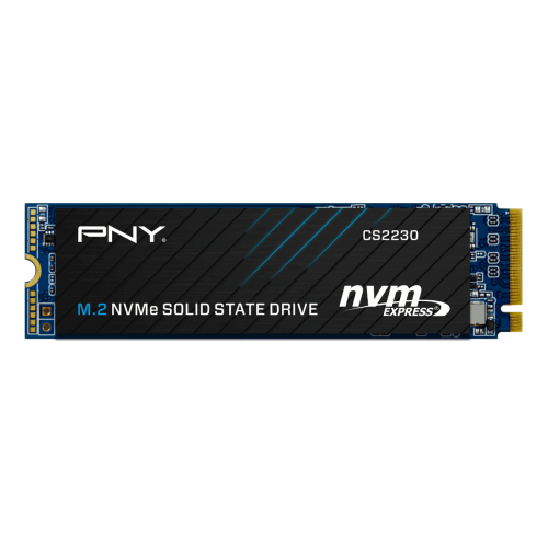 PNY CS2230 M.2 NVMe 1TB SSD, 3D Flash Memory, PCIe Gen3 x4, Sequential Read of up to 3,300 MB/s and Write of up to 2,600 MB/s, Low power consumption, cool and quiet operation,   | M280CS2230-1TB-RB