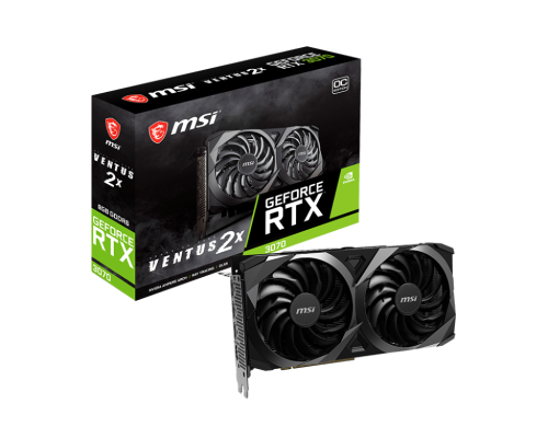 MSI NVIDIA® GeForce RTX™ 3070 VENTUS 2X 8G OC LHR Graphic card
