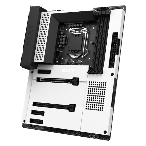 NZXT, N7 Z590 Intel Z590 gaming ATX motherboard, with Wi-Fi and CAM features,  DDR4, Digital RGB, Digital fan control, Wifi 6E, Bluetooth V5.2, Multi-GPU support, Integrated rear I/O shield | N7-Z590XT-W1