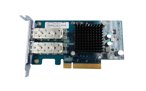 QNAP LAN-10G2SF-MLX Dual-port 10 GbE network expansion card, NVIDIA Mellanox ConnectX-3 Pro EN, PCIe Gen3 x8, SFP+ Connector| LAN-10G2SF-MLX