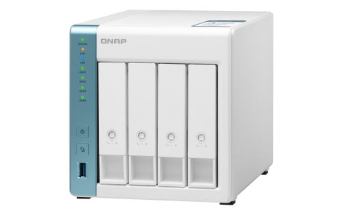 QNAP  TS-431P3-2GB Quad-core 1.7GHz NAS with 2.5GbE and Feature-rich Applications for Home & Office, 4x 3.5-inch SATA 6Gb/s, 3Gb/s, 2GB SODIMM DDR3, 32-bit ARM | TS-431P3