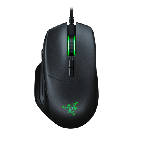RAZER BASILISK Wheel Wired Optical 16000 dpi FPS Gaming Mouse, Razer 5G optical sensor, 1000 Hz Ultrapolling, Removable DPI Clutch,  8 Independently Programmable Hyperesponse Buttons, Compatible with Xbox One for Basic Input, Black | RZ01-02330100-R3G1