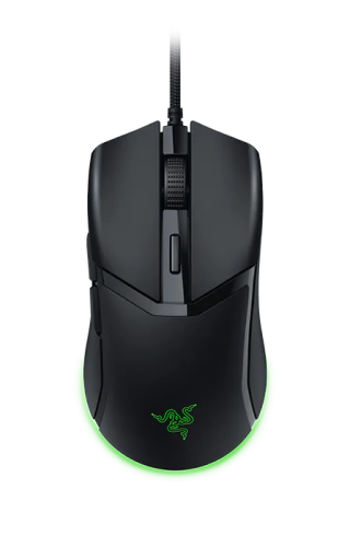 Razer Cobra Gaming Mouse, Wired-Razer Speedflex Cable, 8500 DPI Optical Sensor, 6 Programmable Buttons, Optical Mouse Switches Gen-3, 100% PTFE Mouse Feet, Black | RZ01-04650100-R3M1