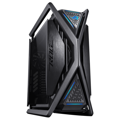 ASUS ROG Hyperion BTF EDITION GR701 E-ATX PC Case, Tempered Glass Side Panels, Up to 420mm Dual Radiator, 4*140mm Fans, Metal GPU Holder, Compnent Storage, ARGB Fan Hub, 60W Fast Charging, Back to Future, Black | 90DC00F0-B39020 