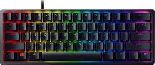 Razer Huntsman Mini 60% Gaming Keyboard, Fastest Keyboard Switches Ever, Clicky Purple Optical Switches, Chroma RGB Lighting, PBT Keycaps, Onboard Memory | RZ03-03390100-R3M1
