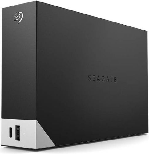 Seagate One Touch 16TB Desktop External Hard Drive, With Built-In Hub, USB-C and USB 3.0 Port, Compatible with Windows and Mac, Seagate Toolkit Backup Software Included, Black | STLC16000400