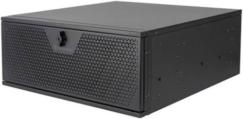 SilverStone RM44 4U Rackmount Server Case: SSI-EEB Support, 360mm Radiator Compatibility, 8 PCI Slots, Black | SST-RM44