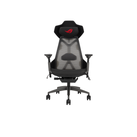 Asus SL400 Rog Destrier Ergo Gaming Chair, 150 KG Maximum Load, 3D With 360 Fully Rotate Armrest, 90 - 135 Tilt Range, Class 4 Gas Lift, 75mm PU Casters, Adjustable Angle, Black | 90GC0120-MSG010