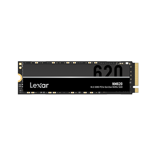 Lexar NM620 M.2 2280 NVMe 2TB SSD, up to 3500MB/s read, 3000MB/s write, 3D TLC NAND flash, 1,500,000 Hours MTBF, PCle Gen 3x4 Interface,  Energy Efficient