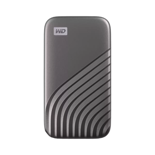 Western Digital 1TB My Passport SSD External Portable Drive, Gray, Up to 1050 MB/s - WDBAGF0010BGY-WESN