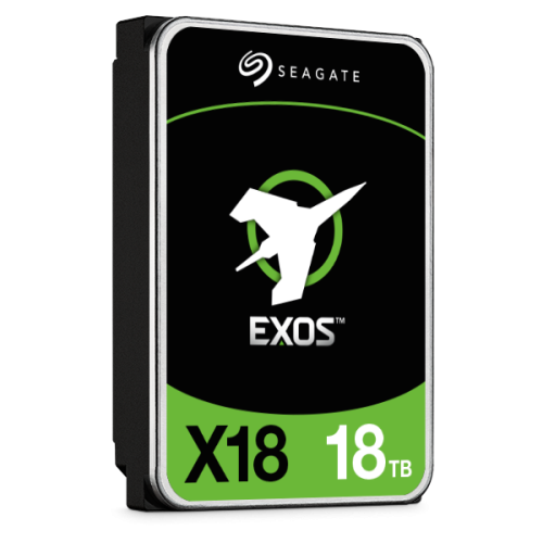 Seagate Exos X18 18TB 512e/4Kn SATA III 6 Gb/s 3.5" Internal Hard Drive, Data Transfer Speeds Up to 270 MB/s, 7200 RPM Speed, 256MB Cache, Fast Format 2,500,000 Hours MTBF | ST18000NM000J