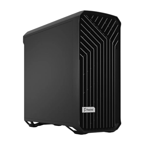 Fractal Design Torrent Black Solid PC Gaming Case, 2x Pre installed RGB PWM fans, Dust filters, Fixed cable straps, Expansion slots x7, 7x 120/140 mm or 4x 180 mm, Motherboard compatibility E-ATX| FD-C-TOR1A-05