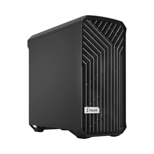 Fractal Design Torrent Compact Gaming Case, 2x Fitted 180 PWM Fans, Motherboard Supports Upto E-ATX, PSU Max ATX, 7x Expansion Slots, Fixed Cable Straps, White TG Clear Tint | FD-C-TOR1C-03