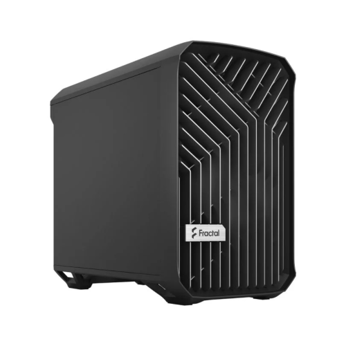 FRACTAL Design Torrent Nano Mini-ITX PC Case, 1x Pre Installed Fan 180 PWM Fans, GPU Max 335 Mm, Motherboard Compatibility Upto MITX, 3x Expansion Slots & Drive Mounts, ATX PSU Compatibility, Fixed Cable Straps, Black Solid | FD-C-TOR1N-04