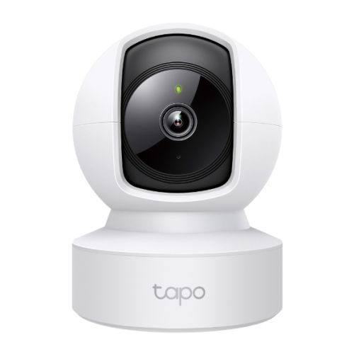 tp-link Tapo Pan/Tilt Home Security Wi-Fi Camera, 2K 3MP, High-Definition Video, Advanced Night Vision, up to 30 ft, Motion Detection and Notifications, Sound and Light Alarm, built-in microphone and speaker, up to 512 GB | Tapo C212 V2