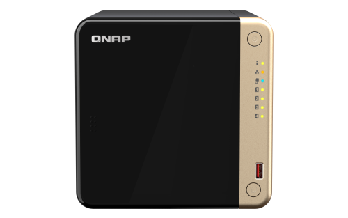 QNAP TS-464-8G NAS, 4 CORE 2.9GHZ, 8GB RAM, 4XSATA, 2X M.2 NVME SLOT, 1XPCIE, 1XHDMI 4K, 2X2.5GBE, 4XUSB |TS-464