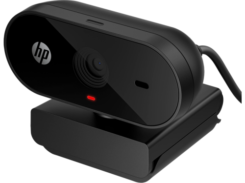 HP 320 FHD 1080p all-in-one Webcam, 360º swivel and tripod, Plug and display, USB-A, 72 x 53.6 x 53.2 mm | 53X26AA