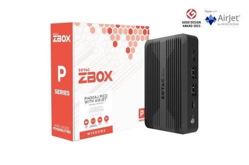 Zotac ZBOX Pico WITH AIRJET (Intel Core I3,8GB DDR5,512GB SSD) Gaming PC | ZBOX-PI430AJ-GLB-W4B