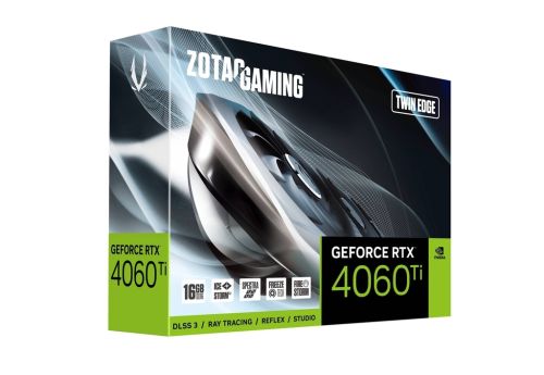 ZOTAC GAMING GeForce RTX 4060 Ti 16GB Twin Edge ZT-D40620E-10M