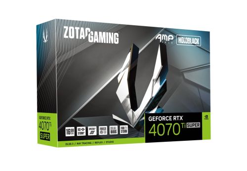 ZOTAC GAMING GeForce RTX 4070 Ti SUPER AMP HOLO 16GB GDDR6X Graphic Card  ZT-D40730F-10P