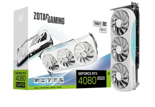 ZOTAC GAMING GeForce RTX 4080 SUPER Trinity OC White Edition 16GB GDDR6X Graphic card 