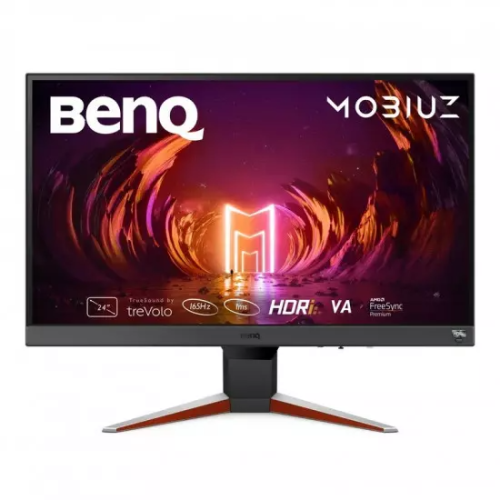 BenQ Mobiuz EX240N 24 Inch FHD 1080P FHD VA 165Hz Gaming Computer Monitor With 1ms MPRT, Gaming Color Optimizer, Freesync Premium, Built-In Speakers, Eye-Care Tech, HDR10, Brightness Intelligence Plus