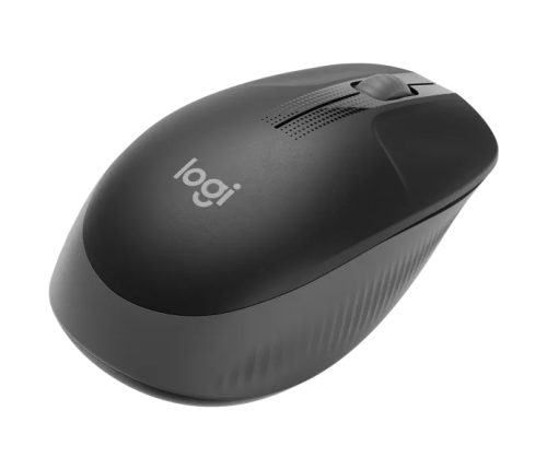 Logitech M190 Full-Size Wireless Computer Mouse - Charcoal | 910-005905