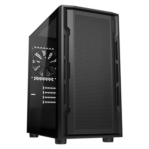 Cougar UNIFACE MINI Mini Tower M ATX Case, 1x Pre Installed  120mm non-RGB fan,  Perforated front panel & Tempered glass left panel, Supports Upto 6x Fans,  6x Drive Bays, $x Expansion Slots | 3855C90.0001